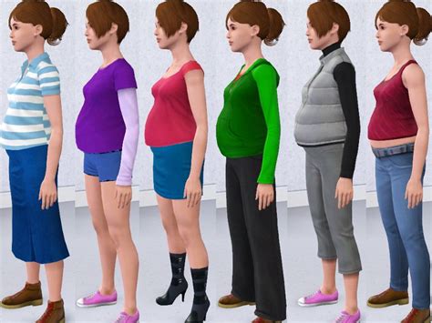 My Sims 3 Blog Teen Female Maternity Wear By Cmarnyc