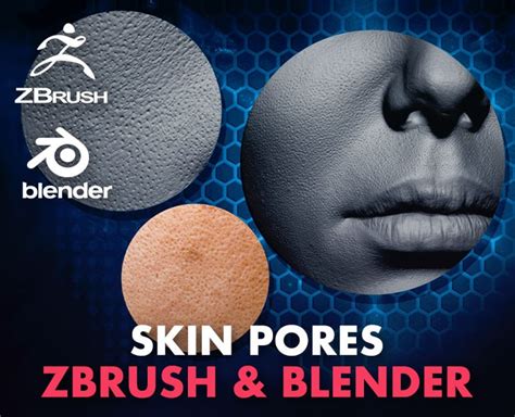 Skin Pores For Zbrush And Blender Flippednormals
