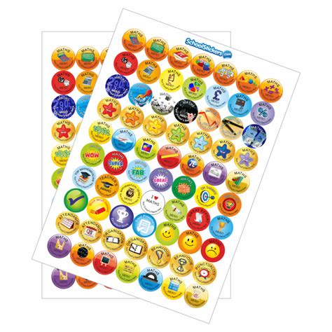 Maths Variety Sticker Pack Stickers For Teachers