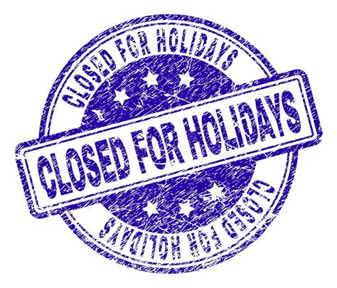 Closed Holidays Stock Illustration Illustration Of Design 26141079