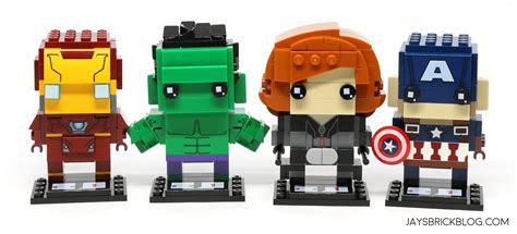 Review Lego Marvel Brickheadz Series 1 41589 41590 41591 41592
