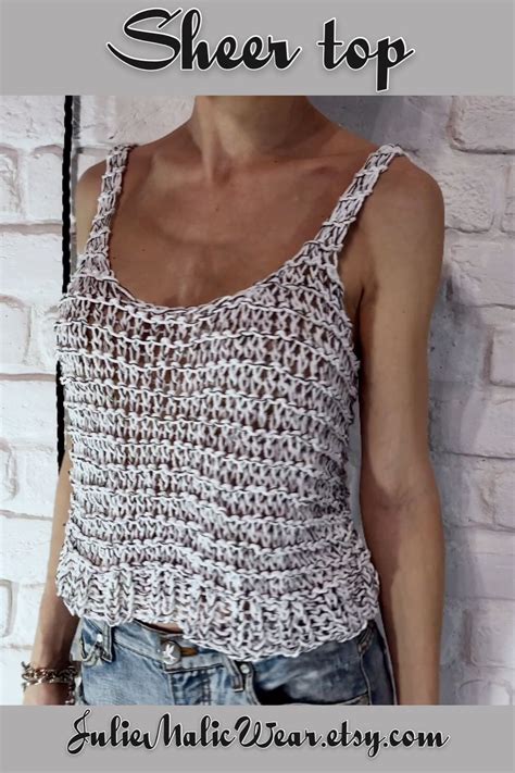 Loose Knit Tank Topmore Colors And Styles In My Etsy Shopclick To