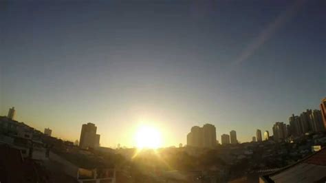 Time Lapse Nascer Do Sol São Paulo Morning Sunshine Youtube
