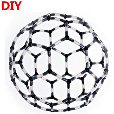 Children Scientific Experiment Aid Ball Carbon C60 Diy Molecular Model