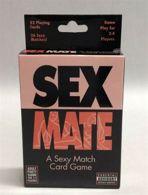 Sex Mate A Match Card Game For Sale Online Ebay