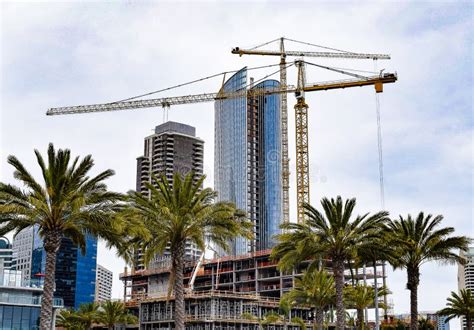 New Buildings Rising Along San Diego S Waterfront Stock Photo Image