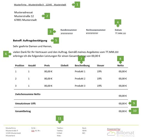 Rechtsanwalt thomas hollweck in berlin. Auftragsbestätigung Muster | Vorlage kostenlos herunterladen