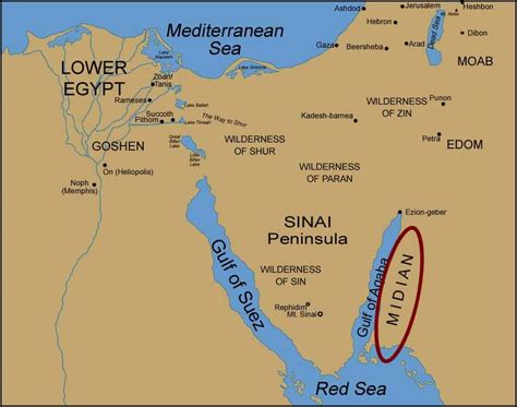 Bible Mapping Egypt Bible