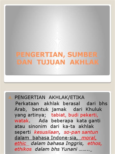 Pdf 15 Tentang Akhlak Dan Etika Dokumentips