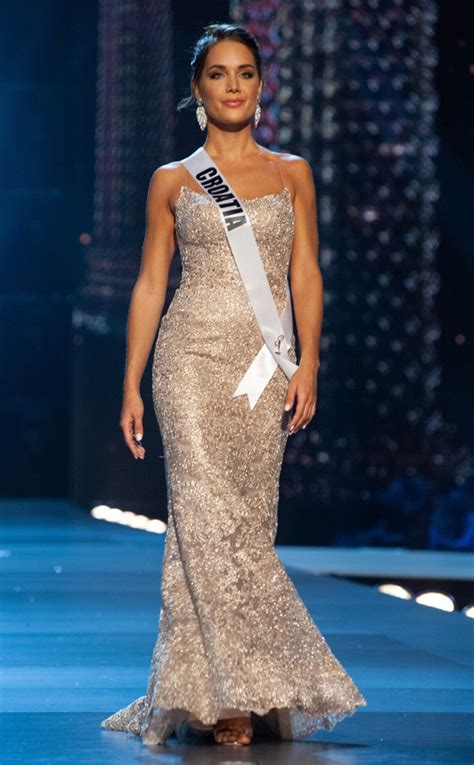 Miss Croatia From Miss Universe 2018 Evening Gown Competition E News