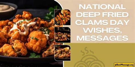 National Deep Fried Clams Day Wishes Messages Quotes