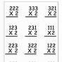 Free Multiplication By 2 Worksheets