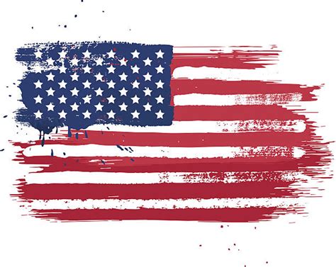 Vintage American Flag Svg