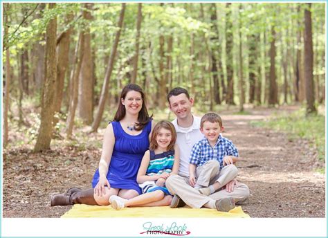 woodsy family photo shoot, family of four, summer family photos, military family, Navy family ...