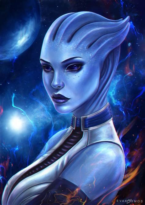 Artstation Liara Tsoni Mass Effect Eva Kosmos Mass Effect