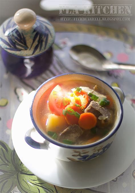 Яркий овощной суп с брокколи/favorite food. fla-kitchen: Beef Soup -Sup Daging Sapi