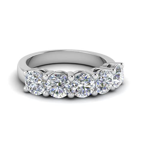 2 5 carat diamond wedding anniversary band in 14k white gold fascinating diamonds