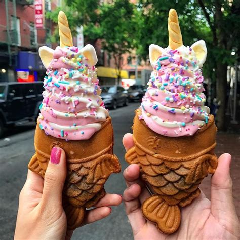 This Ice Cream Combines Unicorns Mermaids And Fish Cute
