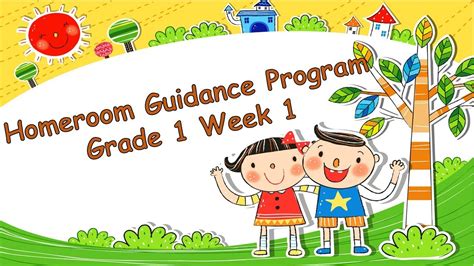 Homeroom Guidance Grade1 Week1 Youtube