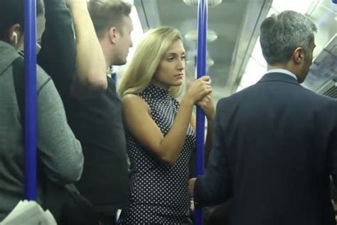 man gropes woman on london tube in social experiment things get very heated metro news