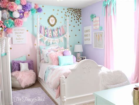 Sami says ag the fancy shack girls pastel bedroom room makeover. Today I thought I would share my daughter Samantha's new ...