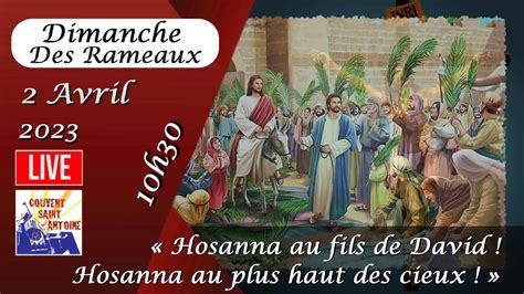 Messe Des Rameaux 2023 Chants - Esam Solidarity™. May 2023