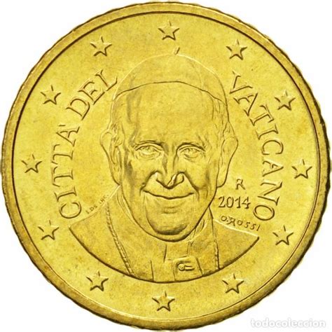 In basso a sinistra il. Vaticano 50 euro cent - papa francisco - 2014 k - Vendido ...