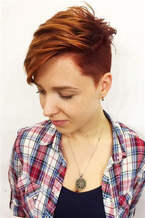 30 Cute And Rebellious Half Shaved Head Hairstyles For Modern Girls