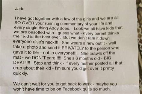 Mother Claims She Got This Angry Letter From Friends Who Can T Deal With Her Baby