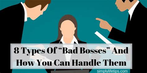 8 Types Of Bad Bosses And How You Can Handle Them