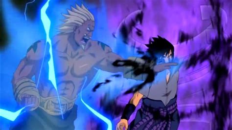 Sasuke Attacks The Kage Summit Raikage Vs Sasuke At 5
