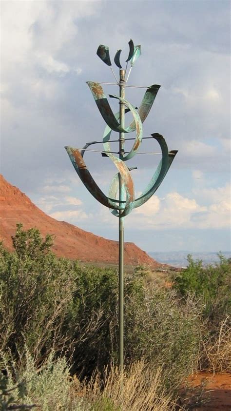 Lyman Whitaker Desert Lily Wind Sculptures Lyman Kinetic Sculpture
