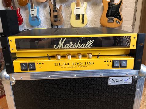 Marshall El34 100100 Stereo Power Amp Unique Guitars