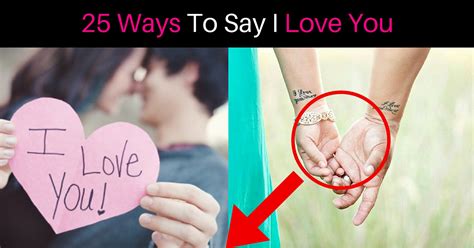 25 Beautifully Romantic Ways To Say ‘i Love You