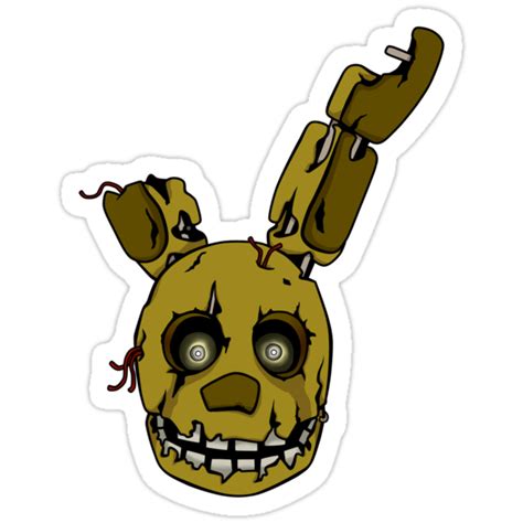 Five Nights At Freddys Fnaf 3 Springtrap Stickers By Kaiserin