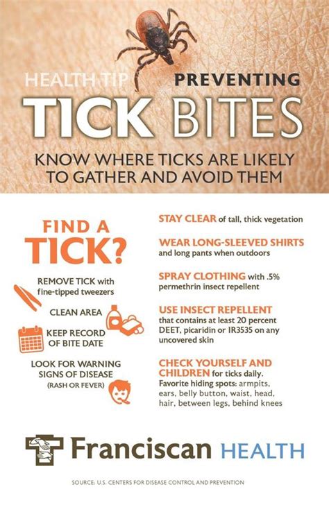 Treating And Preventing Tick Bites Franciscan Health