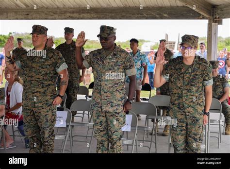 Us Navy Corpsmen Recite The Corpsman Pledge During The 124th Corpsmen