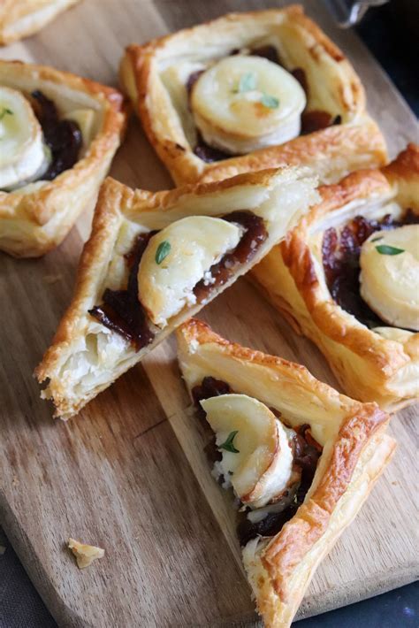 Puff Pastry Goats Cheese And Onion Tarts Curlys Cooking