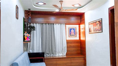 1 Bhk Flat Interior Design 400 Sqft Bhandup Mumbai Interior