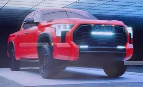 2022 Toyota Tundra Toyota Tundra Trd Pro 2022 Shown In Official Photo