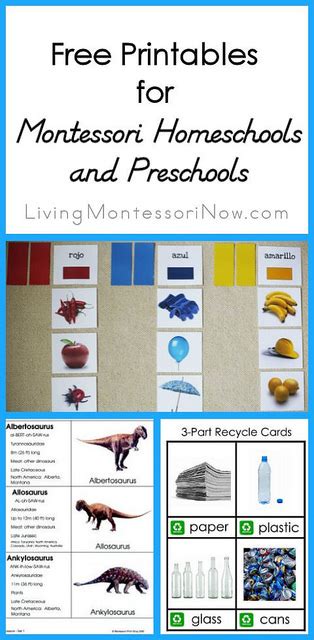 Free Printables for Montessori Homeschools and Preschools | Free