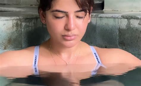 Samantha Ruth Prabhu Gives Us Chills As She Takes 4 Degree Ice Bath In