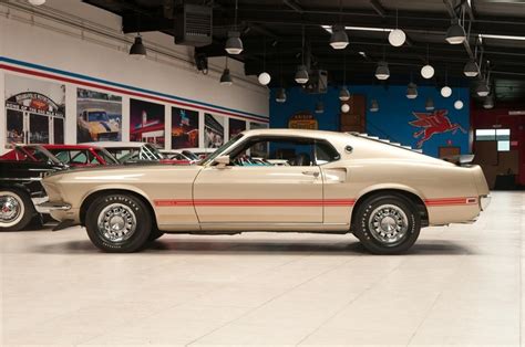 1969 FORD MUSTANG MACH 1 428 SCJ FASTBACK Side Profile 108120