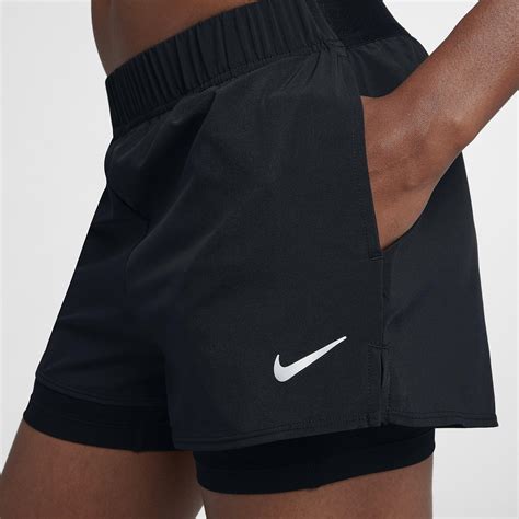 Nike Womens Flex Tennis Shorts Black