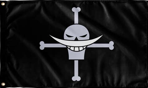 Download Whitebeard Pirates Jolly Roger Flag Logo One