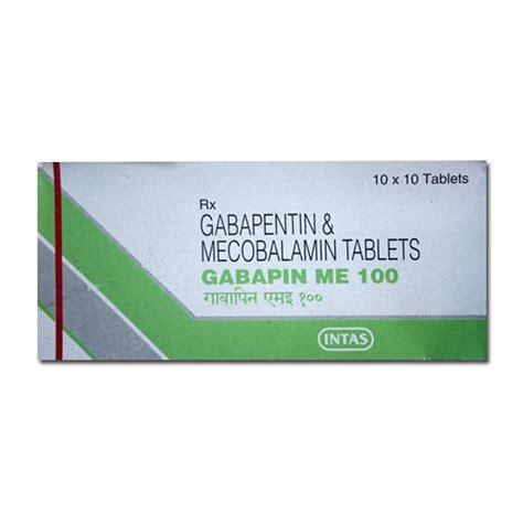 Gabapin Me 100 Mg Tablet 10 Tab Price Overview