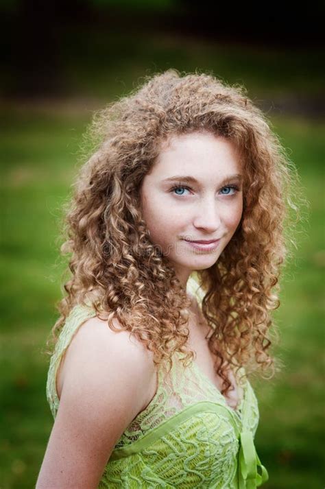 Curly Haired Teen Telegraph