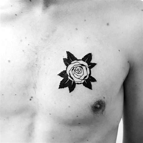 The placement of tattoos is a key factor to consider and chest tattoos has a way of enhancing some of the cool features that define masculinity. 33 best Small Black Rose Tattoos For Men images on ...