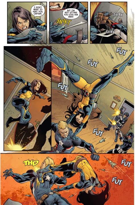 All New Wolverine Vs Captain America Comicnewbies