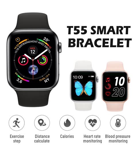 Pair any apple watch nike series 6 case with any nike band for a style that's actively you. T55 SMART WATCH APPLE WATCH SERIES 5 MASTER CLONE - Sale ...